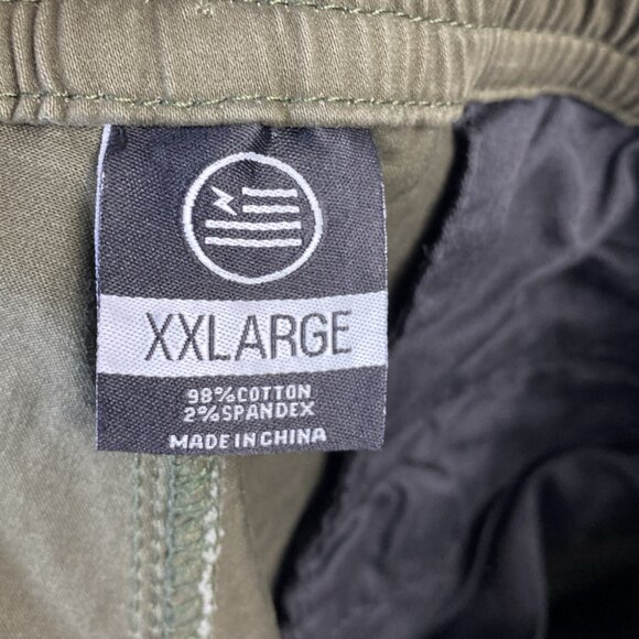 Hyper Denim Drop Crotch Pants Mens XXL Slim Cargo Jogger Tapered Green HD108 NWT - Picture 11 of 12